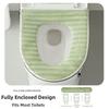 Durable Stripe Toilet Seat Cushion Double-sided Comfortable Toilet Seat Gasket Washable Toilet Seat Pad Toilet Accessories