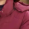 Women's 2025 Hooded Velvet-Lined Winter Jacket - New Style for Middle-Aged and Elderly - Warm Cotton Outerwear