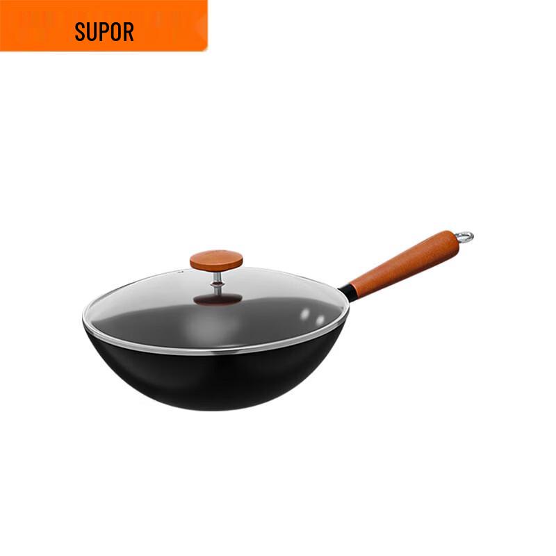 

SUPOR Lightweight Non-Rusting Wrought Iron Wok