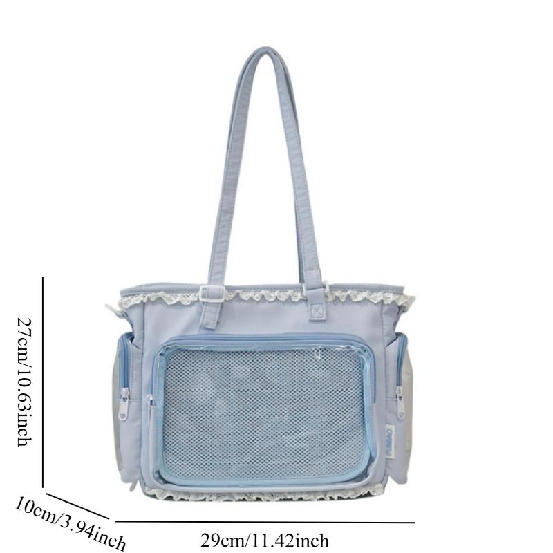 Itabag Kawaii Transparent JK Sac à Bandoulière Sac Bandoulière Cadeau Pour Amis Adolescent École