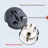 Chunky Pin Multi-Standard Converter Plug: German, European, Thai, Korean, Vietnamese, French, and Bali Standards Compatible.