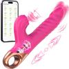 App Bluetooth Impact Telescopic Vibrator Female Sex Toy Vibrator Vaginal Massager Clitoral Stimulator Couple Adult Products