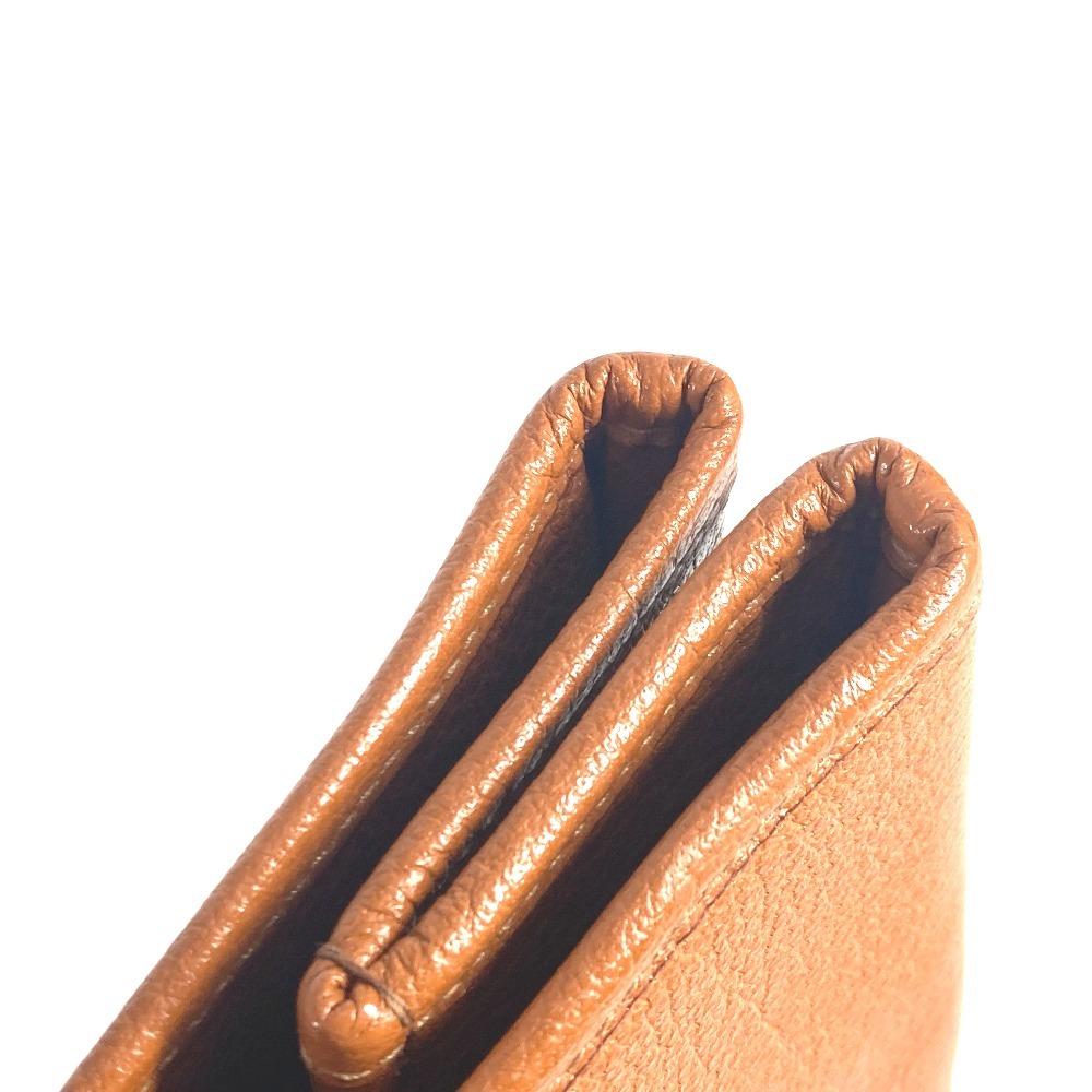 HERMES gallop Shoulder Bag, Vertical, Shoulder Bag Tote Bag Leather Gold Brown