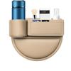 Seat Interval Storage Box Waterproof PU Leather Seat Interval Bag With Cup Holder Easy Installation Cup Holders Anti Scratch