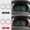För Mercedes Benz SLK R171 2004 2005 2006 2007 2008 2009 2010 Hastighetsmätare Ram Tillbehör Riktig Mjuk Kolfiber Dekorationsklistermärke
