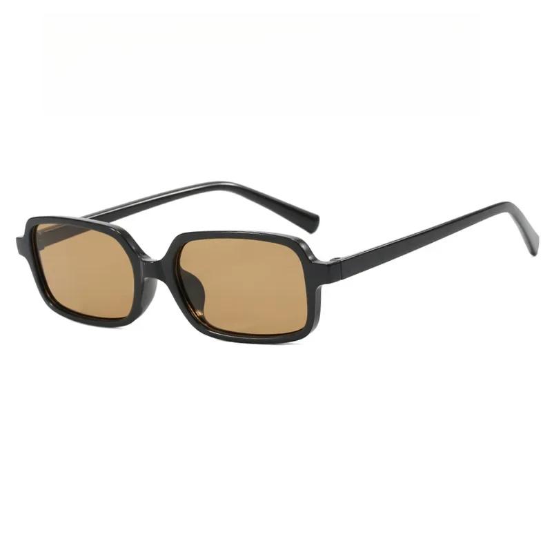 Fashion Sunglasses Women Retro Square Small Frame Anti Blue Light Outdoor Glasses Simple Men Shades