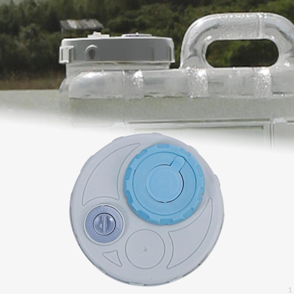 Water Cover Portable Threaded Double Lid Leakproof for Garden Transportation Tank Hiking Juice
