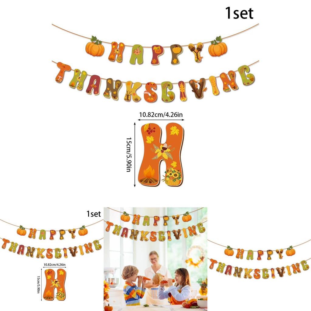 Seasonal Paper Ribbons And Letters For Fall Festival And Thanksgiving Venue Decoration