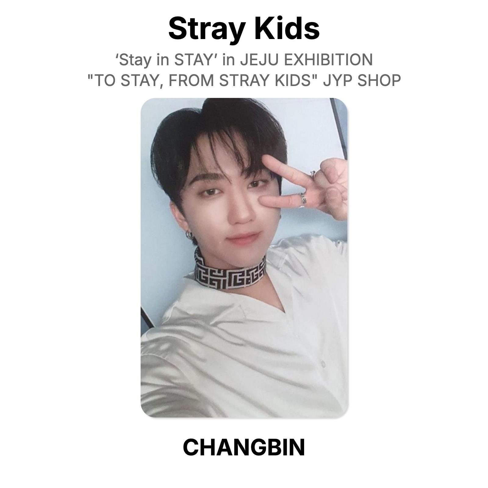 Stray Kids ‘Stay in STAY’ in JEJU EXHIBITION  TO STAY, FROM STRAY KIDS  JYP SHOP Official Photocard CHANGBIN 02