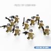 City Defense Team Toy: Small Building Block Figures for Kids