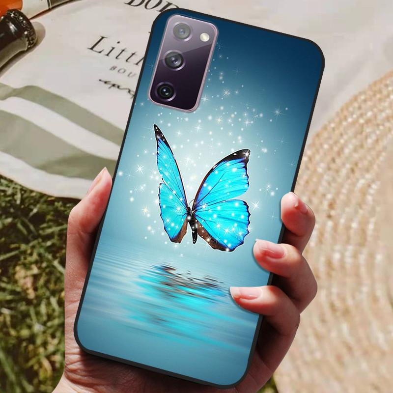 For Samsung Galaxy S20 FE S20FE Case Fashion Silicone Cover For Samsung S20 Fan Edition S20 Lite S 20 FE Phone Case Black Bumper