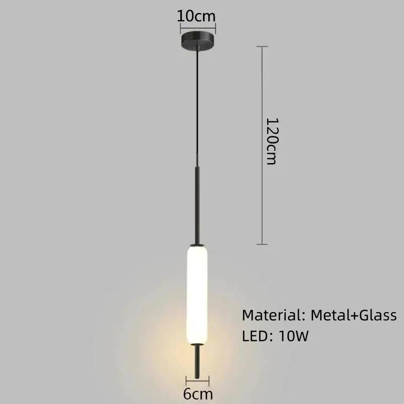 

Скандинавские креативные подвесные светильники для ресторана Металл Стекло Одинарные Двухголовые Домашнее украшение Спальня Бар Коридор Лестничное освещение White light