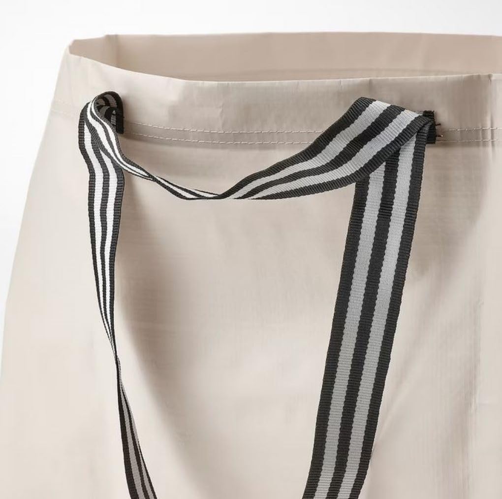 Large Light Beige Carry Bag 57x37x39 cm, 71L Capacity