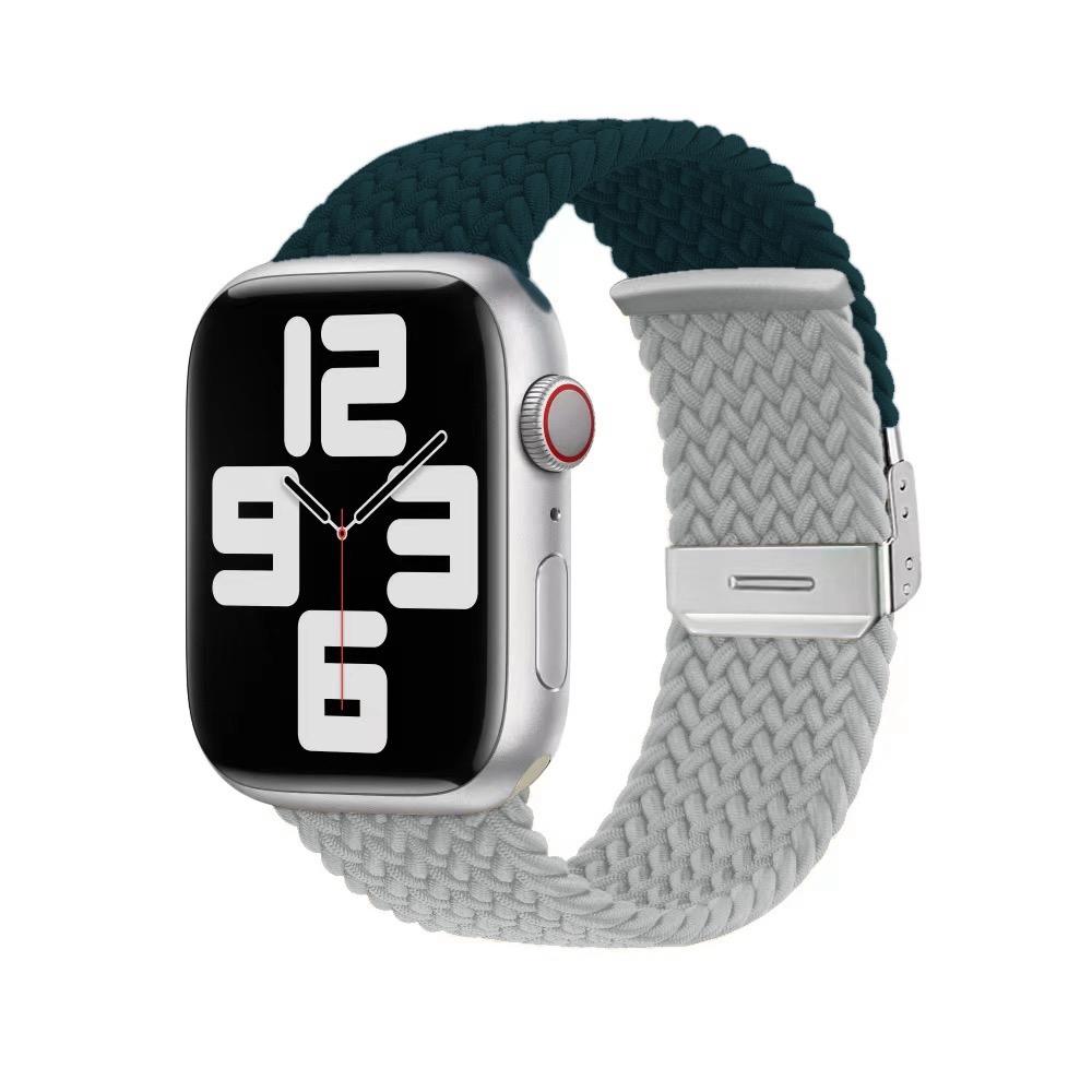 Braided Solo Loop Strap For Apple Watch Band 44mm 40mm 45mm 41mm 42mm Elastic Nylon Correa Bracelet iWatch Series 4 5 Se 6 7 3 8