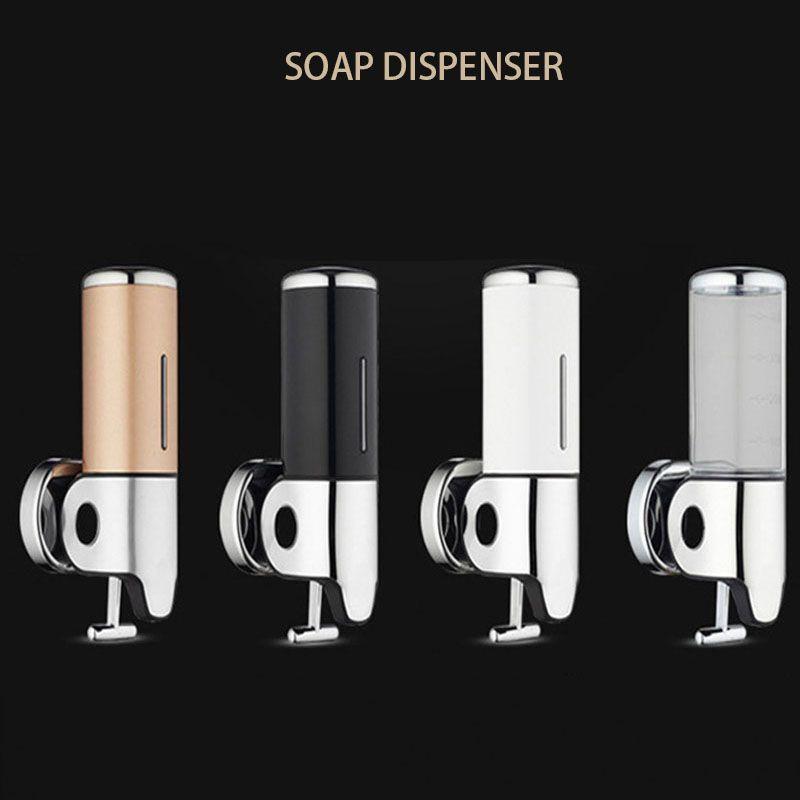 Wall Mounted Soap Dispenser Stainless Steel 500ml With Chrome Finish For Bathroom And Hotel Use