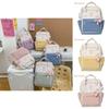 Zaino Principessa Fata del Bosco in Nylon Leggero Impermeabile alla Moda Borsa per Studenti Per Ragazze