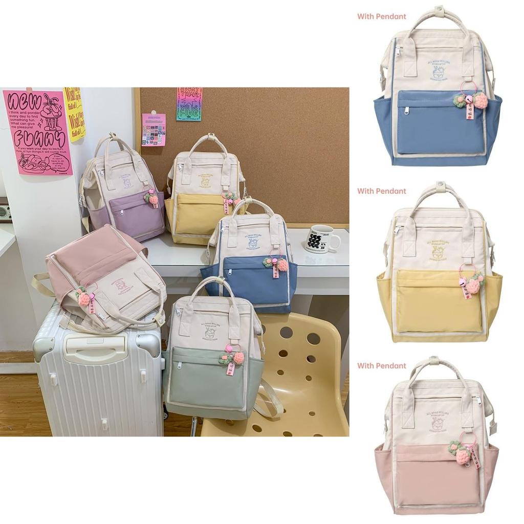 Zaino Principessa Fata del Bosco in Nylon Leggero Impermeabile alla Moda Borsa per Studenti Per Ragazze