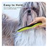 Stainless Steel Dog Grooming Comb With Wide And Fine Tooth For Pet Hair Detangling And Grooming