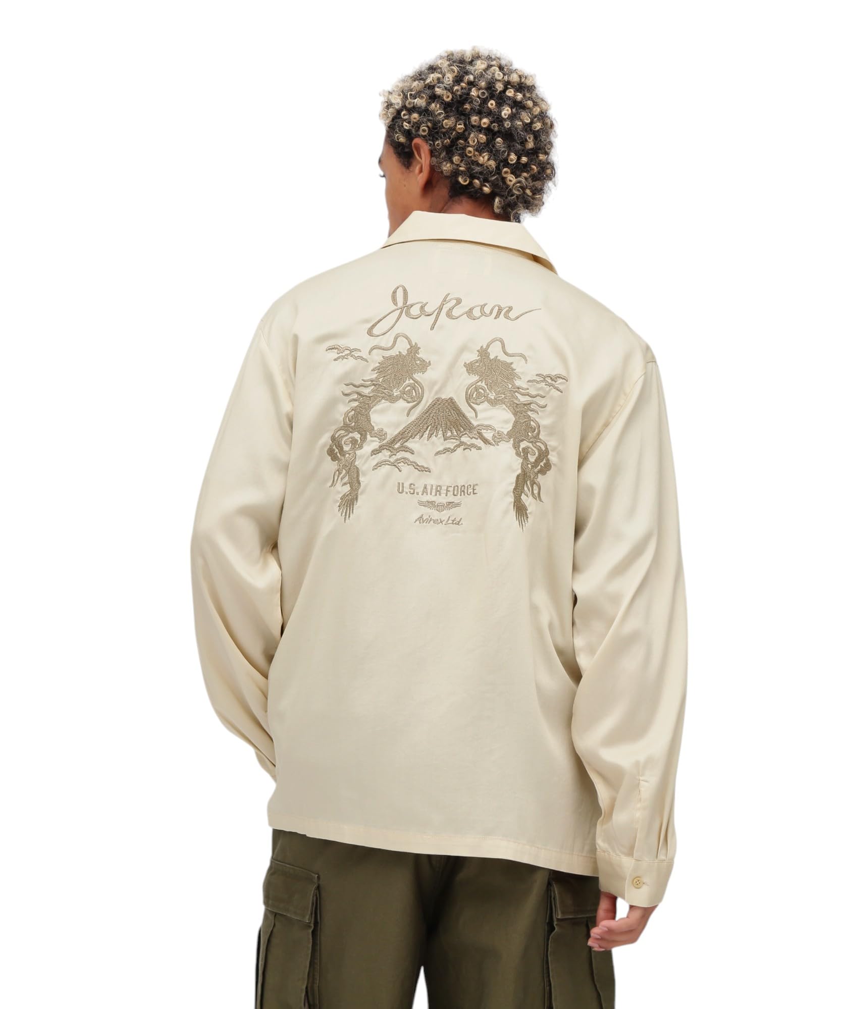 

Сувенирная рубашка Avirex Double Dragon Размер M 040 Бежевый (Веб-эксклюзив) Мужской 783-5120010