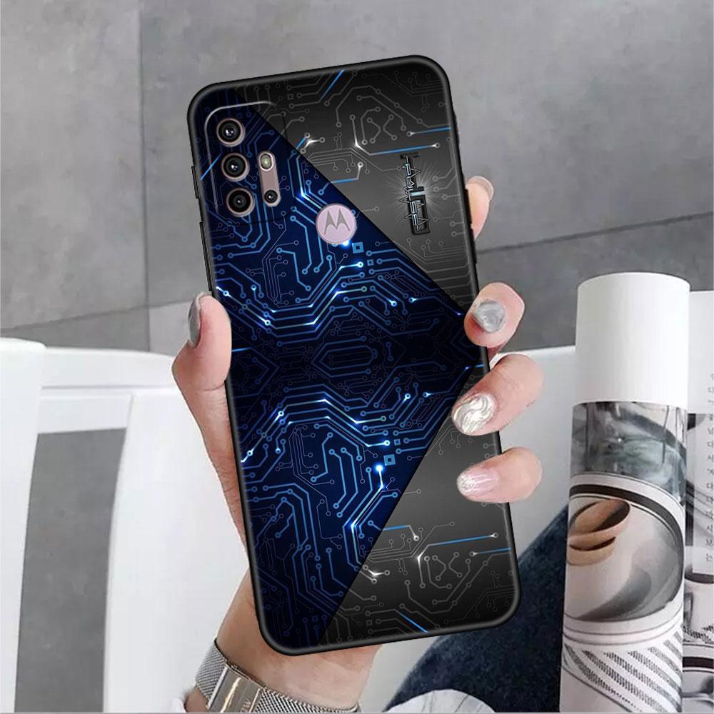 

Чехол для Motorola G30 G60 Edge 20 G9 G22 G8 Power G31 G500 G50 30 Pro, черный мягкий чехол для телефона, основная плата One Hyper