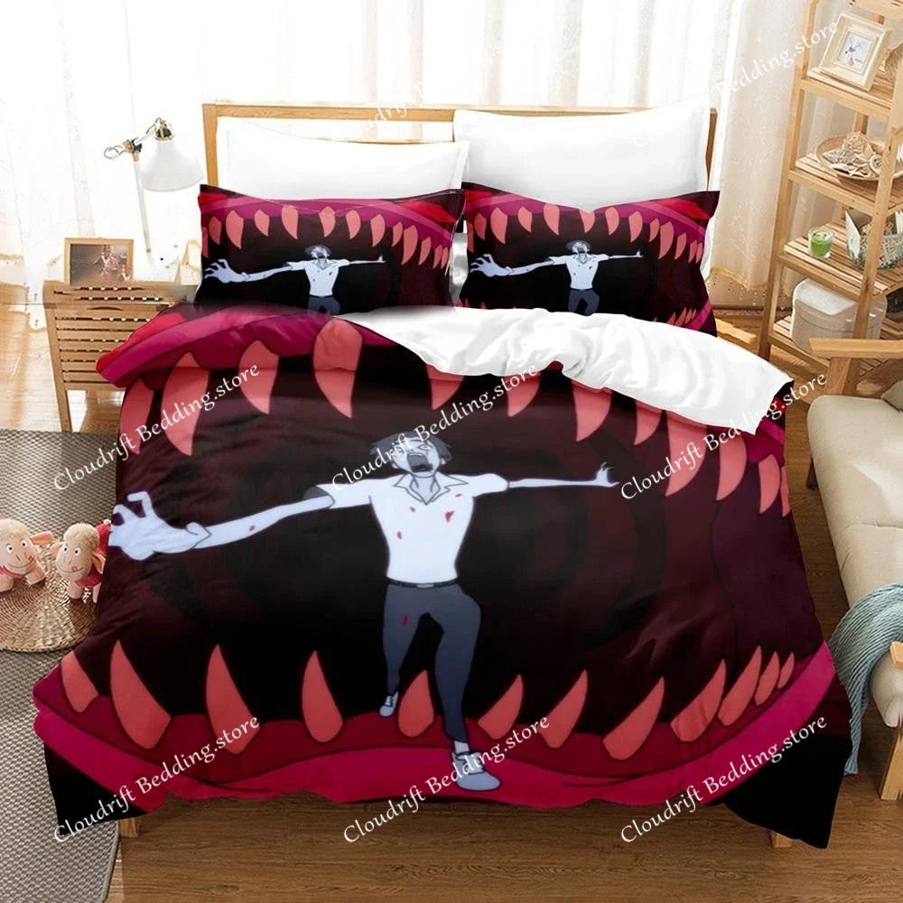 Devilman Crybaby Bedding Set Boys Girls Twin Queen Size Duvet Cover Pillowcase Bed Kids Adult Fashion Home Textileextile