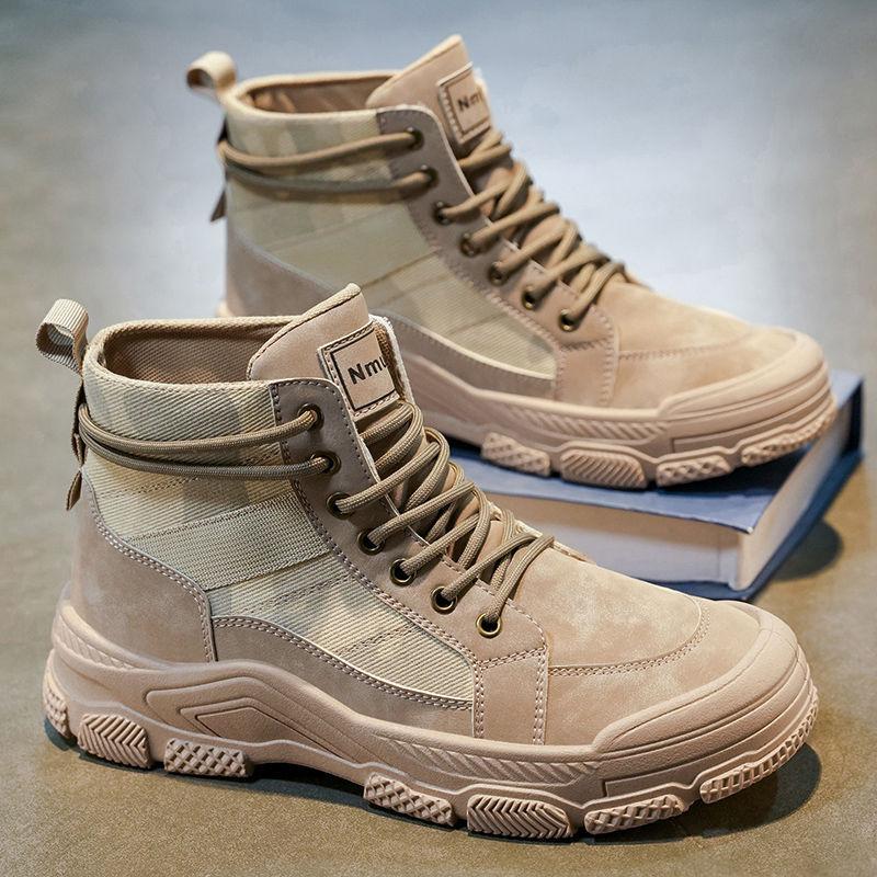 Camouflage as tactical army training boots security non-slip desert boots tooling Martin boots outdoor hiking men's shoes
