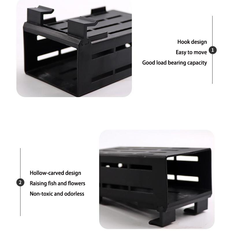 Practical Hydroponic Basket Aquarium Plant Holder Aquatic Planter Classic Rimmed Tank Hangings Tanks Aquascape Decorations