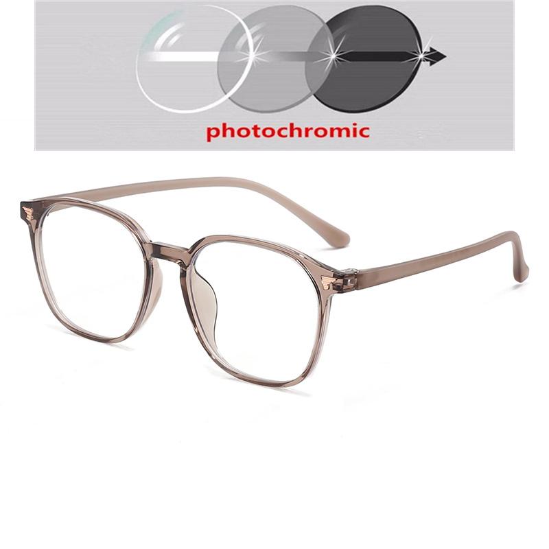 0 -0.5 -0.75 To -6.0 Polygon Nearsighted Glasses For Women  Blue Light Blocking Student Shortsighted Prescription Eyeglasses