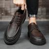 Mode Vrijetijd Zakelijk Heren Veterschoenen Leer Luxe Heren Mode Feest Buiten Bruiloft Heren Wandelen Vier Seizoenen Schoenen