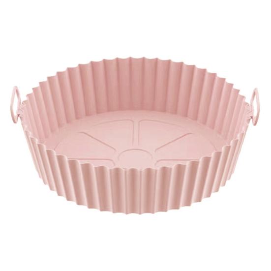 Silicone Air Fryer Liners for 3 to 5 QT Air Fryer Dishwasher Safe Reusable Non-Stick Pot Liner Heat Resistant Replacement