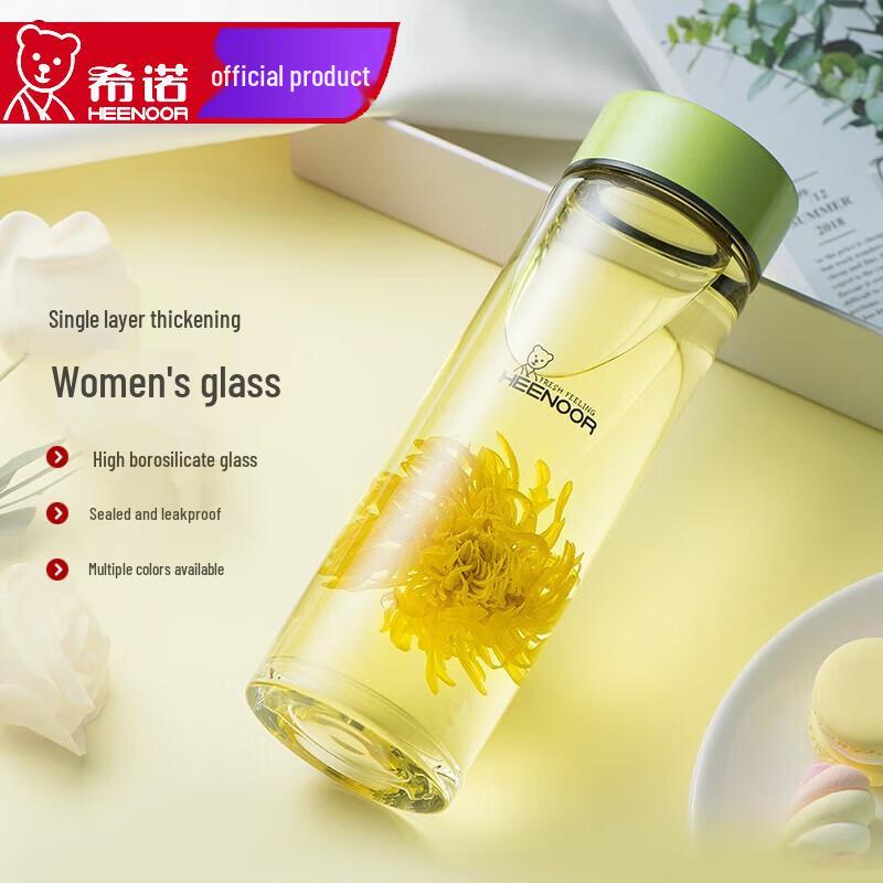 Xingnuo Ladies Portable Glass Water Bottle