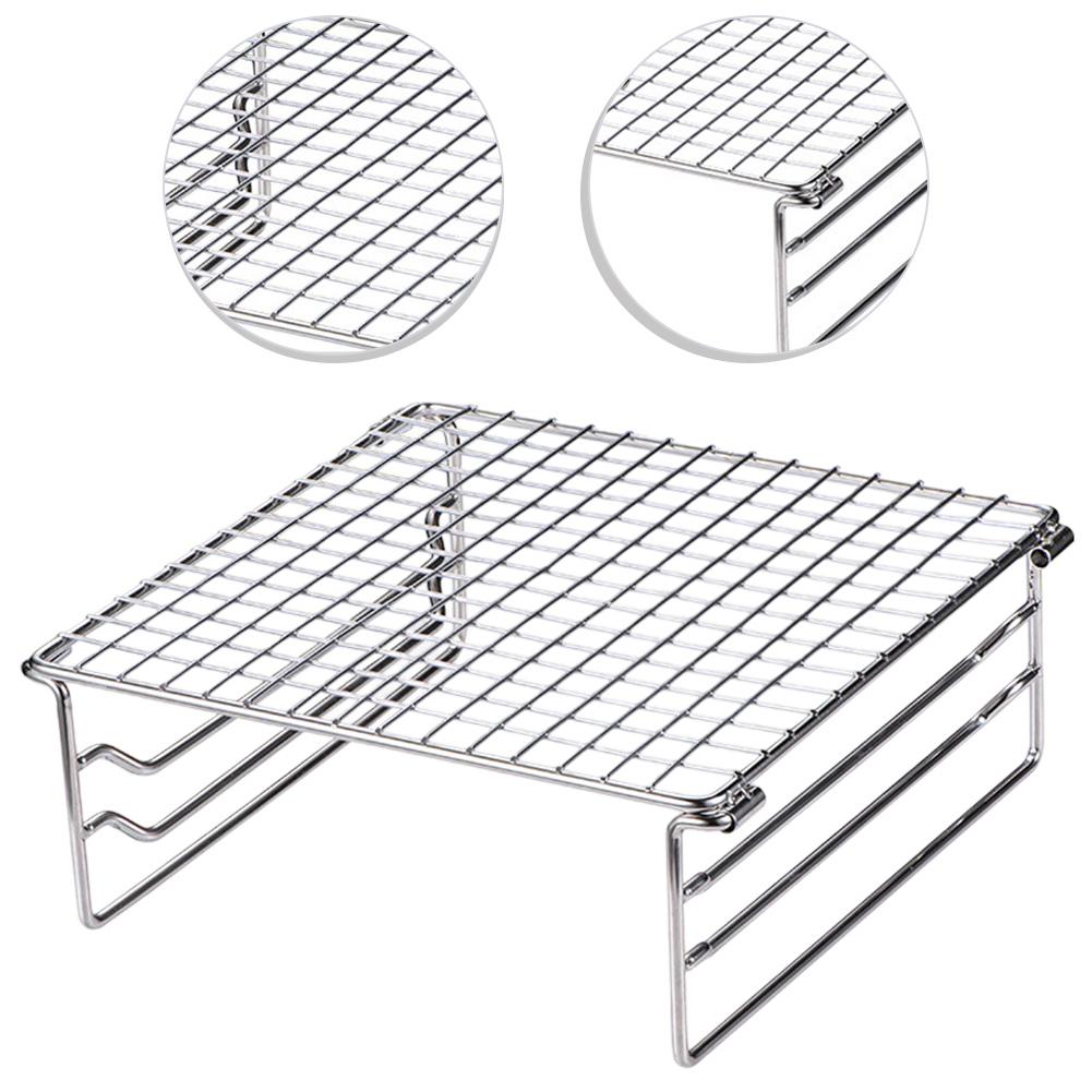 For Beach Outings Adjustable Height Grill Mini Charcoal Barbecue Outdoor Grilling 20*19*7.5cm Burning Bonfire Grill