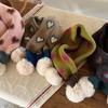 Children Knitted Scarf Soft and Warm Heart Pattern Neck Warmer Fashionable Autumn Winter Various Outfit Neck Gaiter