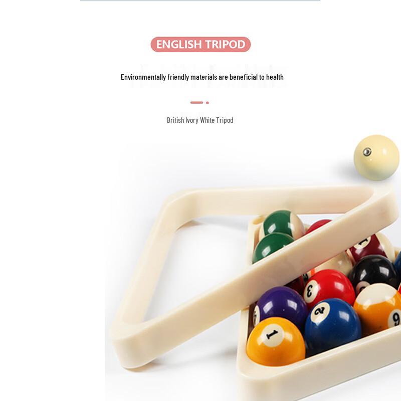 WEISHIDUN 57MM Billiard Pool Ball & Triangle Rack Set