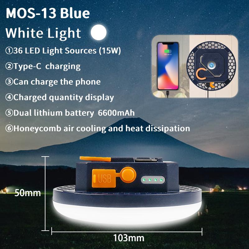 9900mAh Rechargeable Powerful Light Camping Lantern with Magnet Strong Light Portable Flashlight Tent Lamp Work LED