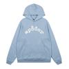 Felpa Sp5der Oversize Spessa in Pile con Stampa a Foglia Ragnatela Design Uomo Inverno Casual