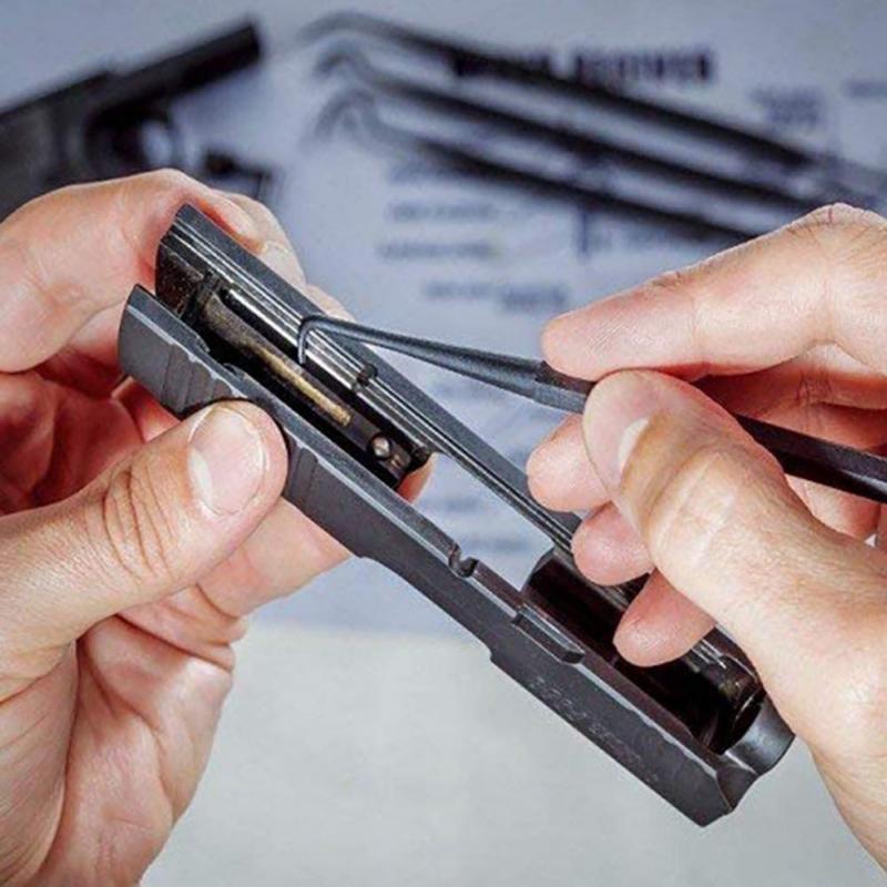 

Щітка для чищення гвинтівки. Щітка для чищення. Щітка зі сталевого дроту. Багатоцільовий подвійний інструмент. Щітка для чищення.