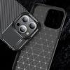 Soft TPU Phone Case for iPhone 15 Pro Max,Anti-scratch Carbon Fiber Texture Phone Cover