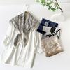 Satin Silk Scarf Women's 91cm Spring and Summer New Thin Literary and Retro Imitation Silk Square Scarf High-end Shawl