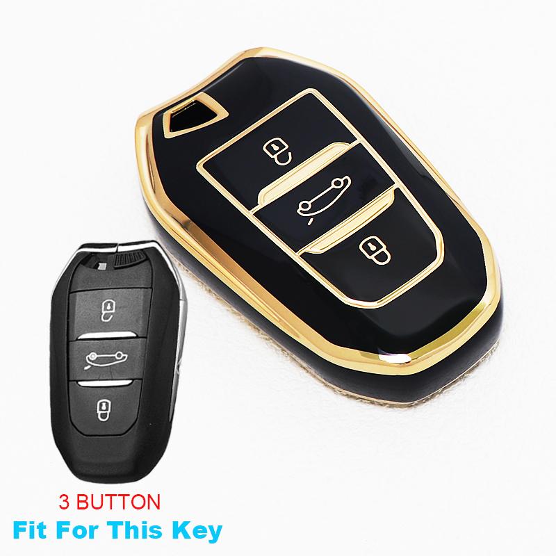 Tpu Keyless For Citroen C4 Picasso C3 C5 Aircross For Peugeot 208 308 508 2008 3008 5008 Car Key Case Cover For Ds Ds3 Ds7 Ds9