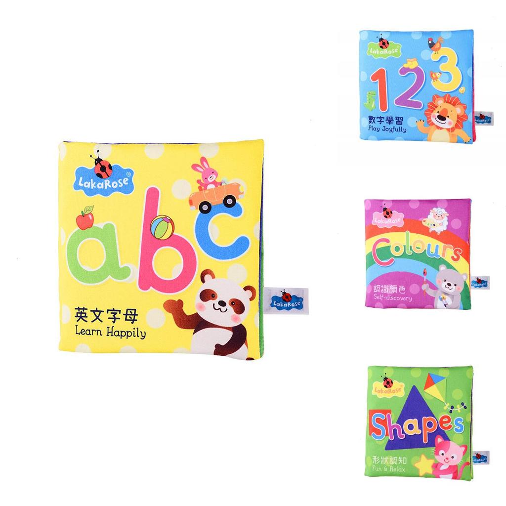 Baby 3D Großes Stoffbuch Englisches Alphabet Zahl Erleuchtung Reißt Nicht Schlecht Soundpapier Spielzeug