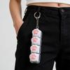 Bread Keycap Stress Relief Clicker Keychain Mechanical Keyboard Button Decompress Fingertip Keyring