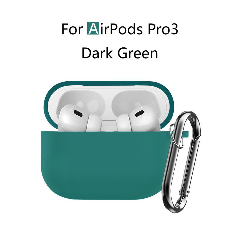 Silicone Case For AirPods Pro 3 Transparent Soft TPU Earphone Shockproof Protective Case Cover For AirPods Pro 3 Earbuds Shell