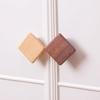 Nordic Style Cabinet Knob Handle Wooden Solid Wood Wardrobe Drawer Handles Round Square Lockers Knob Handle Cabinet Doors