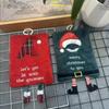 New Christmas Hand Towel Hanging Type Thickened Coral Fleece Towel Kitchen Absorbent Quick Drying Rag Cartoon Hand Towel