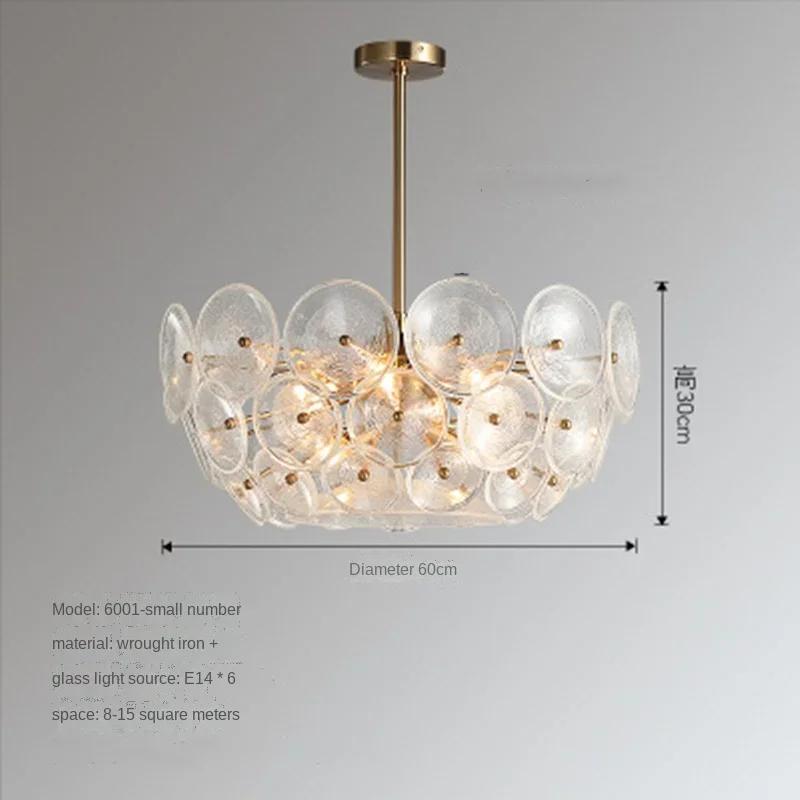 Led Modern Art Glass Ceiling Chandelier Round Models Hanging Light Lustre Pendant Lamp For Loft Living Dining Room Bedroom