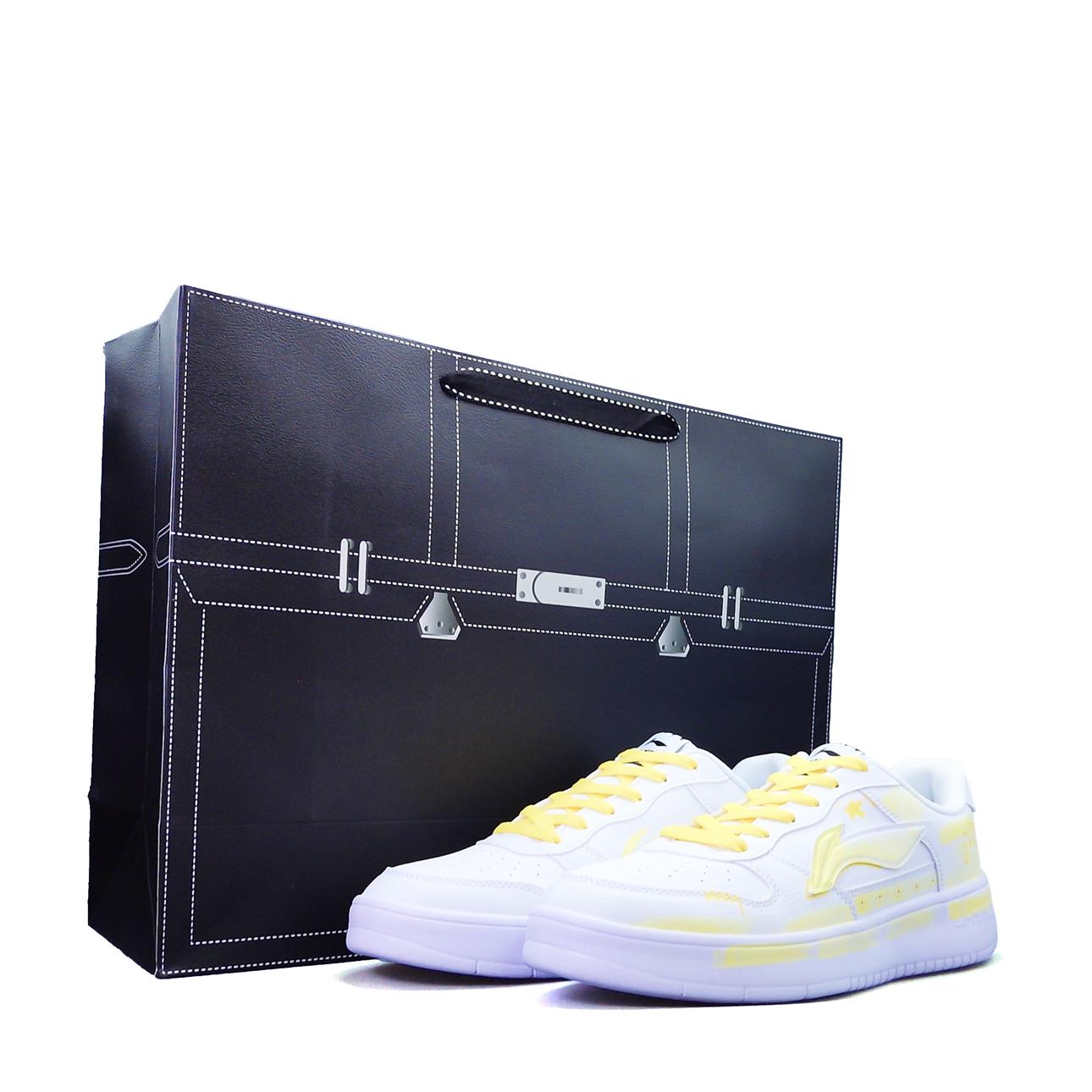 Li Ning Плывущая лодка Баланс Легкие Дышащие Низкие Кеды для скейтборда Унисекс AGCS419-1(team1782-) 35.5