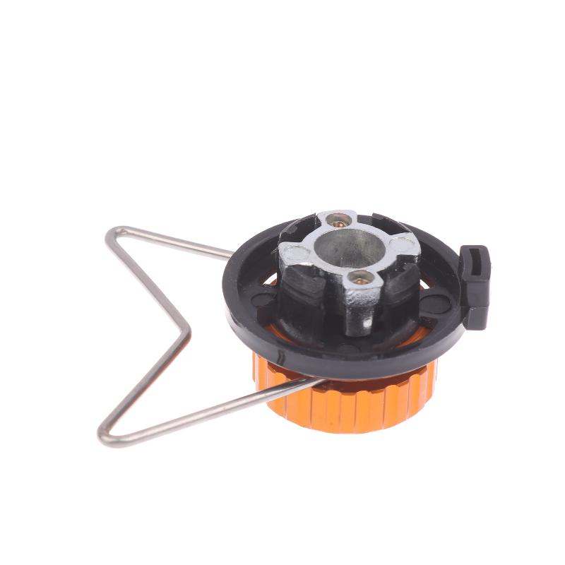 1 szt. Akcesoria DIY Outdoor Wielofunkcyjny Adapter do Butli z Gazem Butanowym Campingowy z Uchwytem do Wygodnego Użytku Poziomego