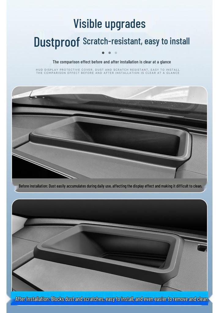 2023-2024 Haval H-DOG 2nd Gen Curved HUD Dashboard Protective Cover
