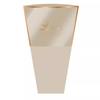 20PCS Transparent Flower Packaging Bag Hot Stamping Foil Rose Wrapping Bag Bouquet Packing Bag